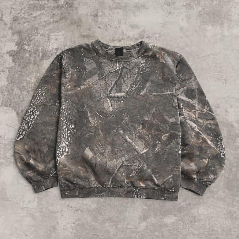 Outfitters Ridge Sweatshirt M Thick Cotton Vintage Outdoors Boxy Fit Jumper Wood